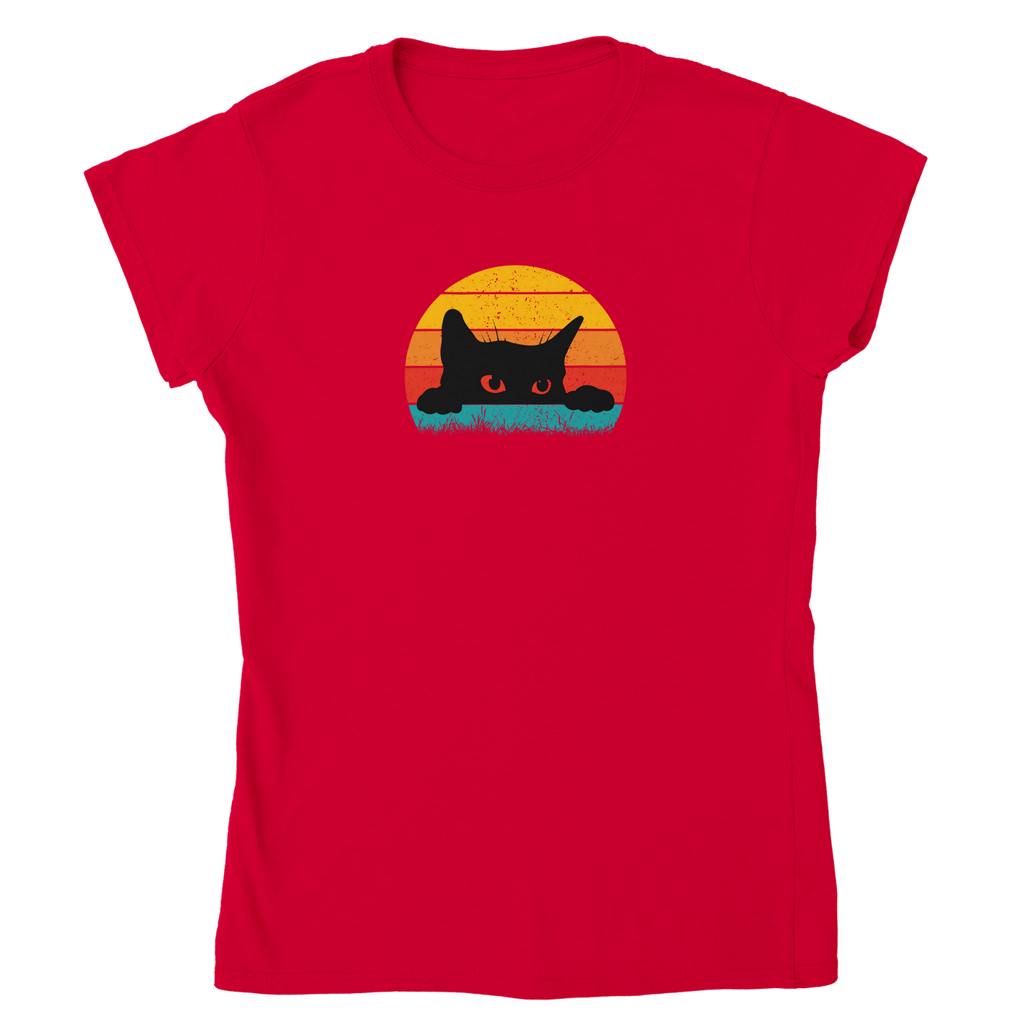 Peekaboo Classic Womens Crewneck T-shirt