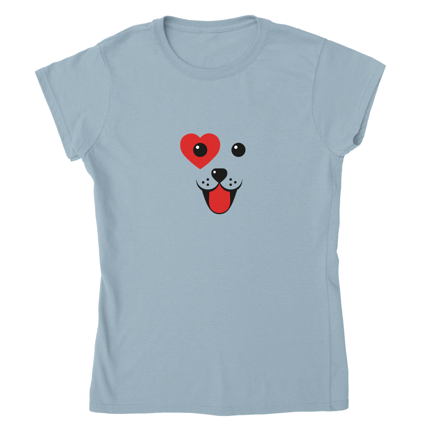 Dog Love Classic Womens Crewneck T-shirt