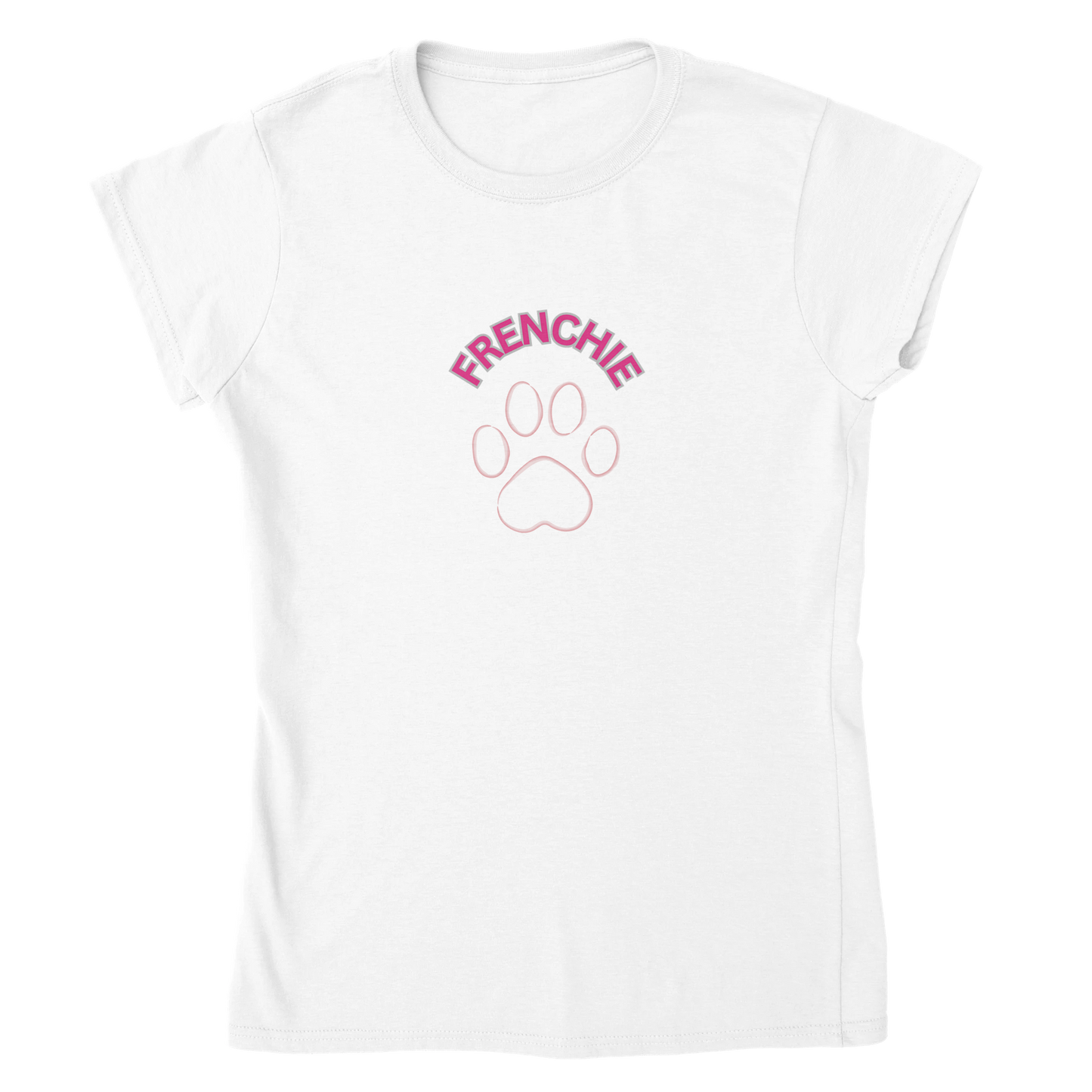 Frenchie Classic Womens Crewneck T-shirt