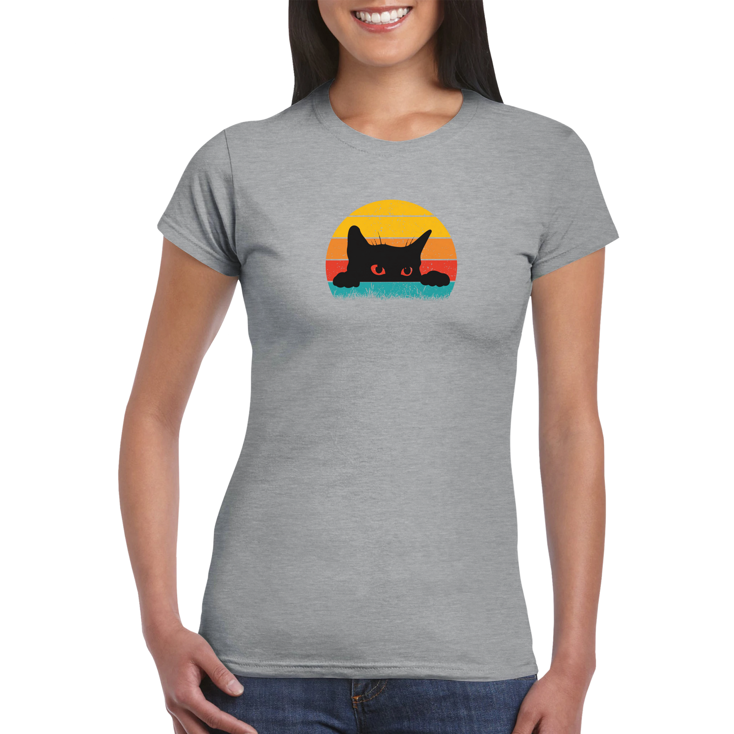 Peekaboo Classic Womens Crewneck T-shirt