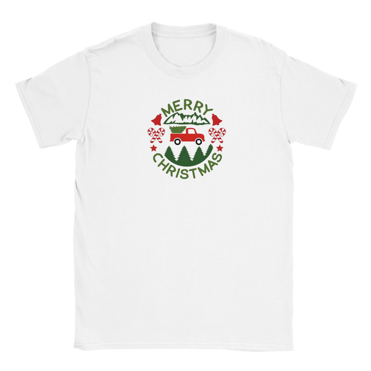 Vintage truck Xmas Classic Unisex Crewneck T-shirt
