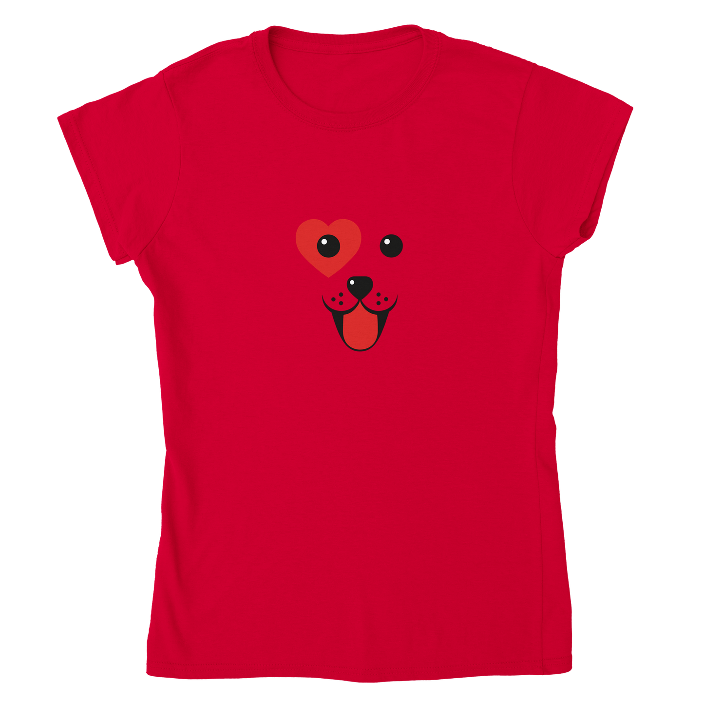 Dog Love Classic Womens Crewneck T-shirt