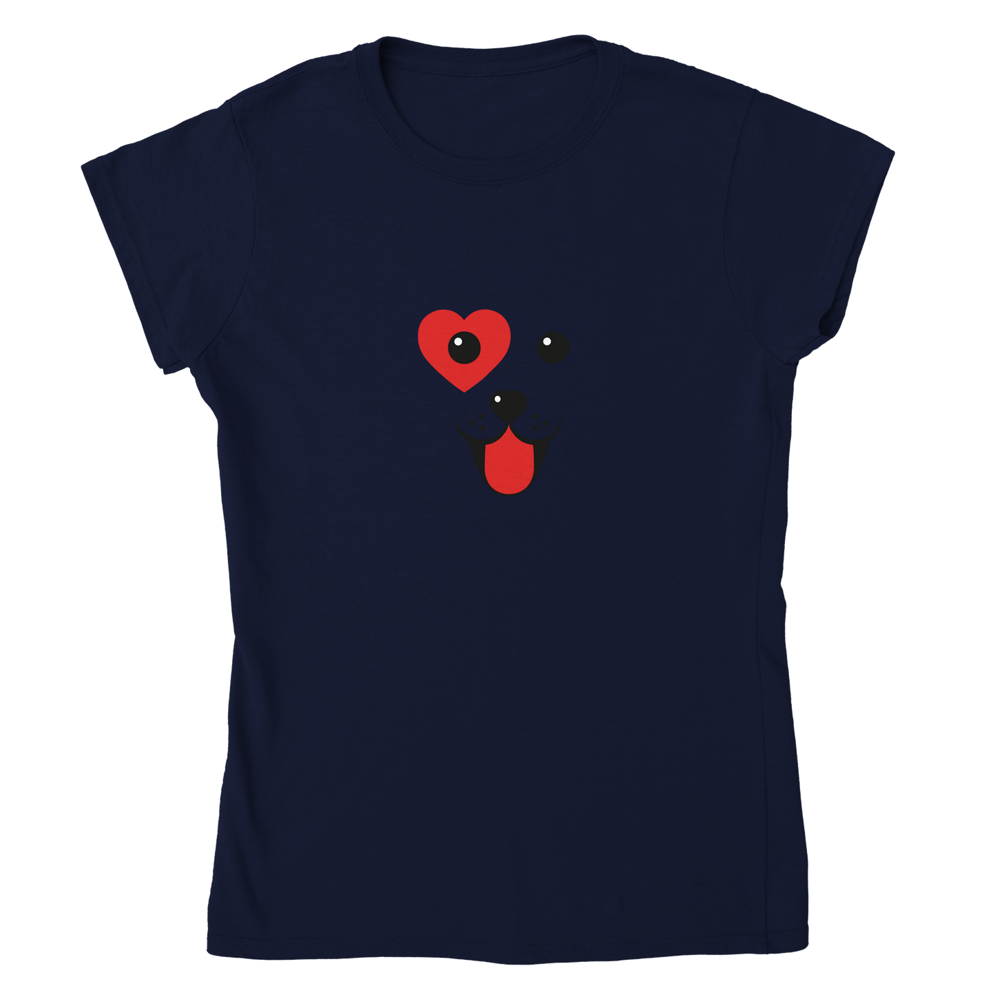 Dog Love Classic Womens Crewneck T-shirt