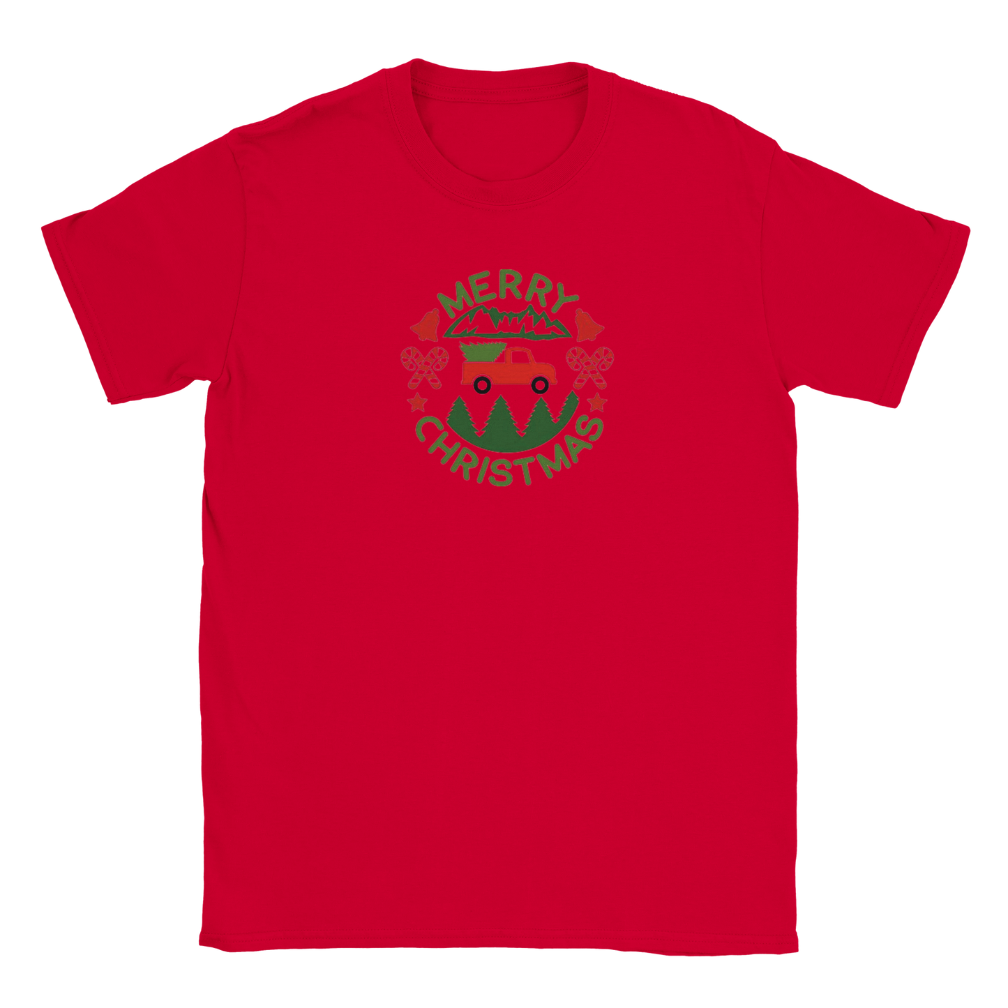 Vintage truck Xmas Classic Unisex Crewneck T-shirt
