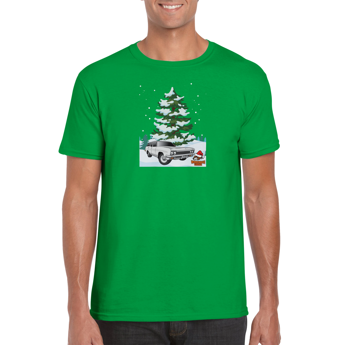 Xmas Wagon Classic Unisex Crewneck T-shirt