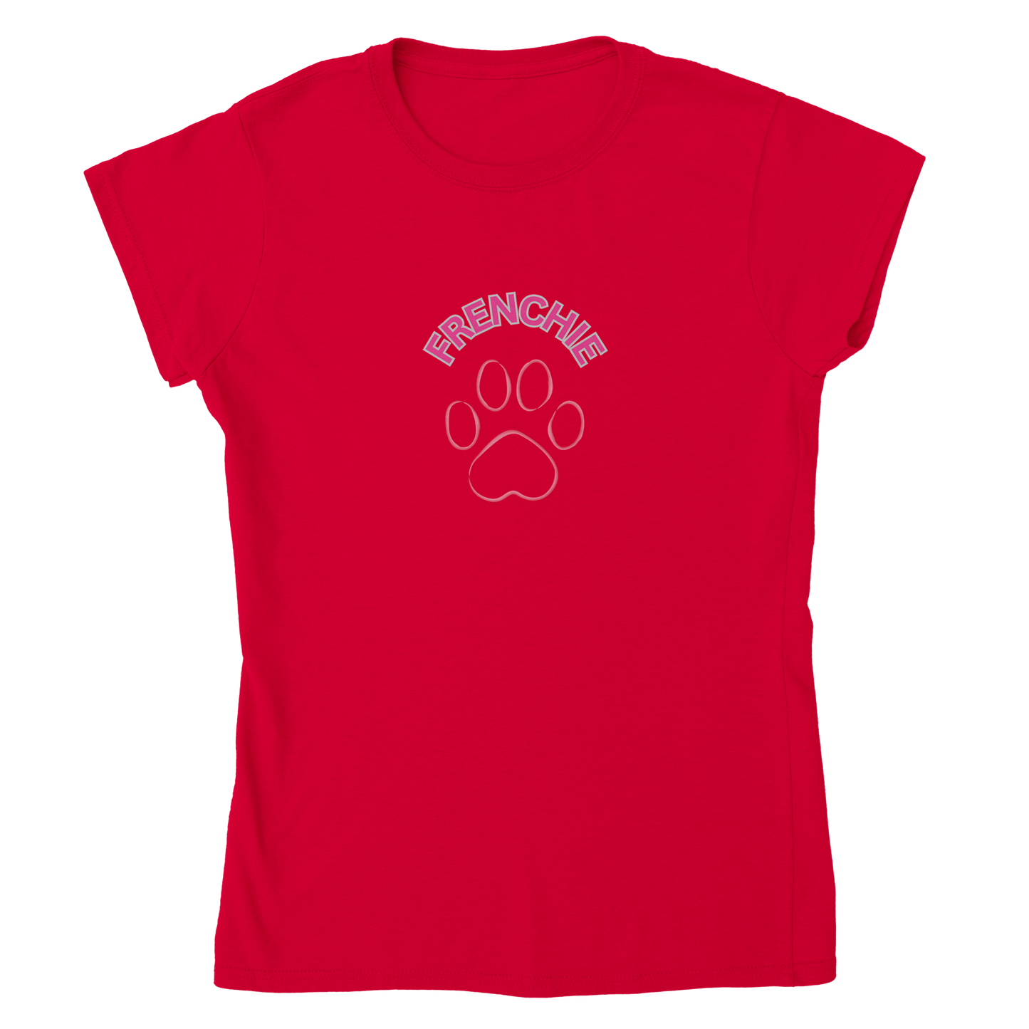 Frenchie Classic Womens Crewneck T-shirt