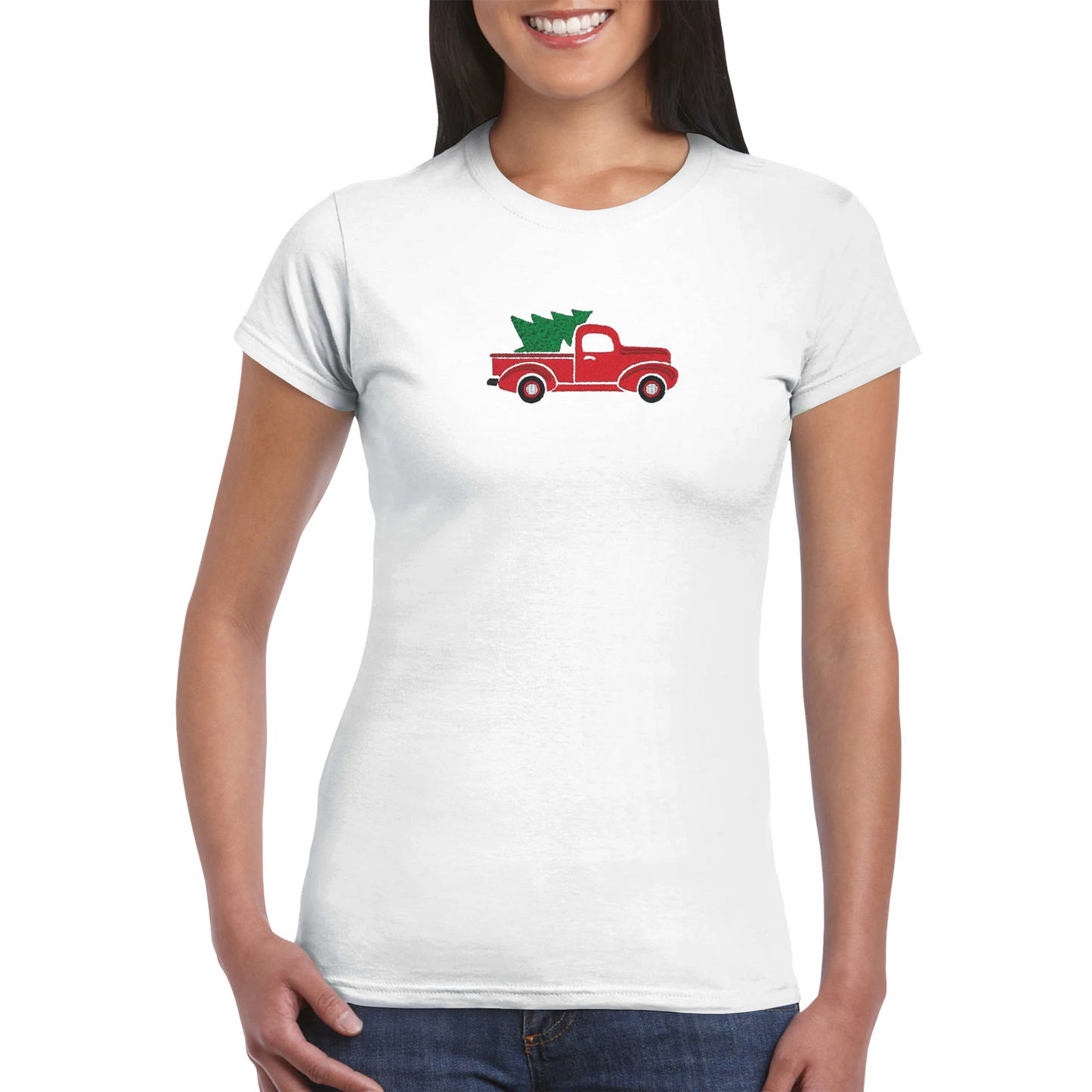Vintage Truck Classic Womens Crewneck T-shirt