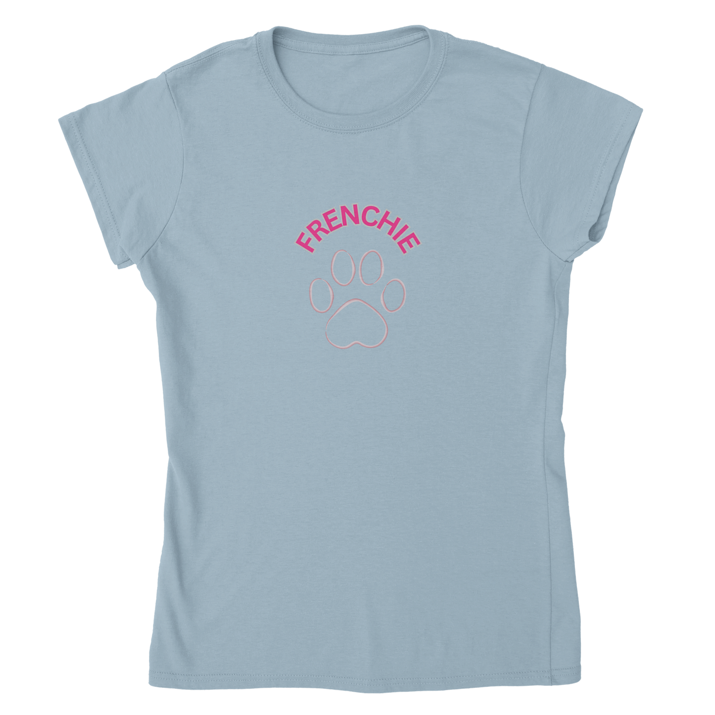 Frenchie Classic Womens Crewneck T-shirt
