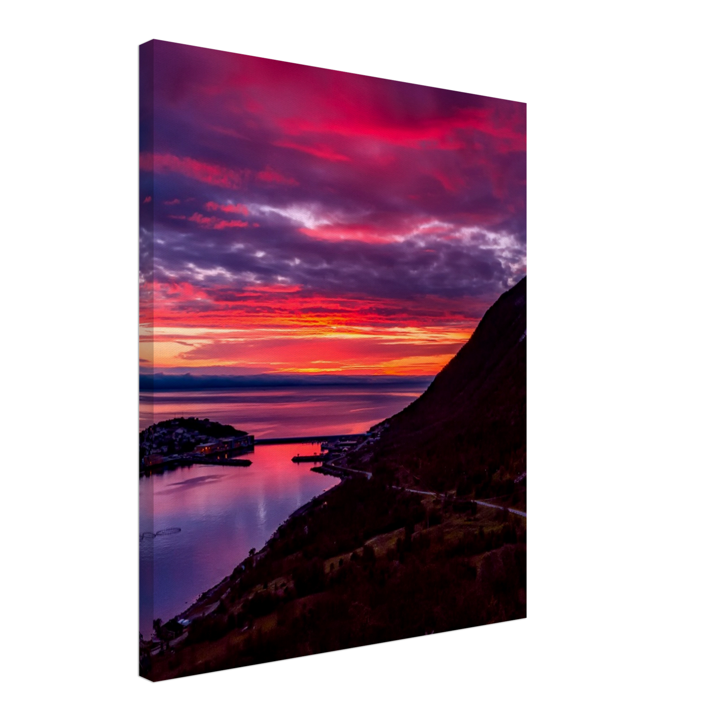 Sunset on canvas wall art