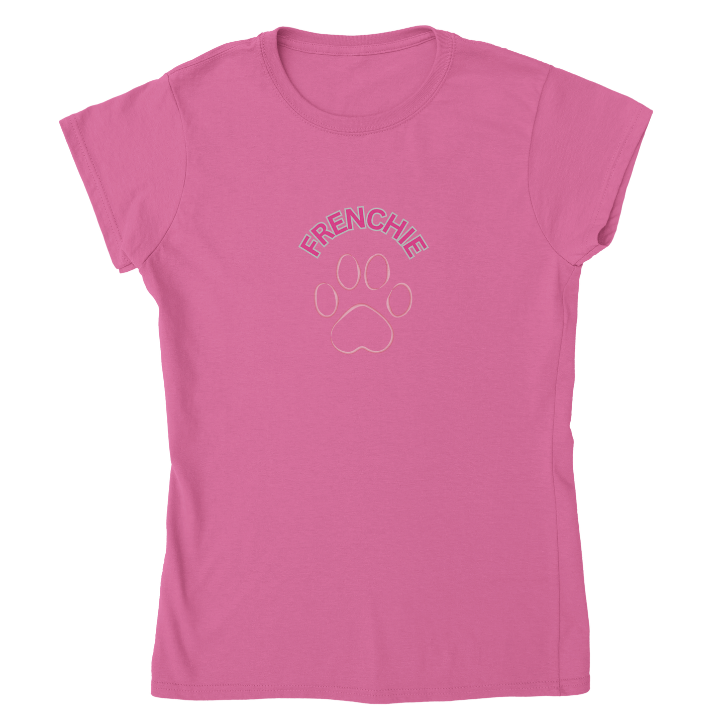 Frenchie Classic Womens Crewneck T-shirt