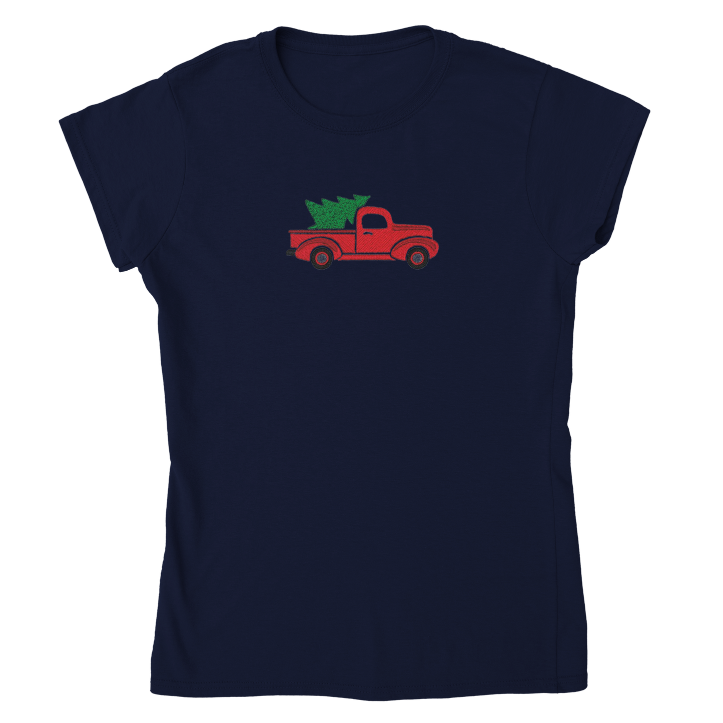 Vintage Truck Classic Womens Crewneck T-shirt