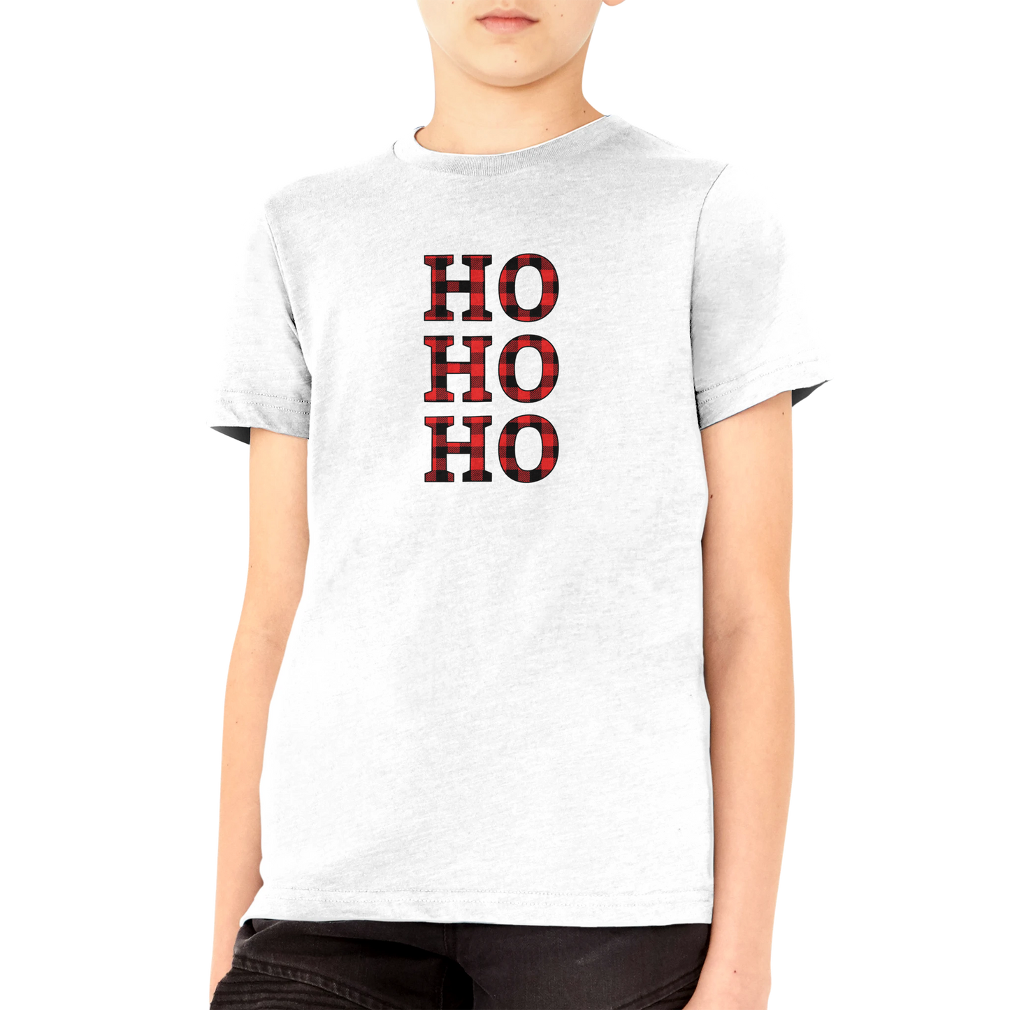 HO HO HO Premium Kids Crewneck T-shirt