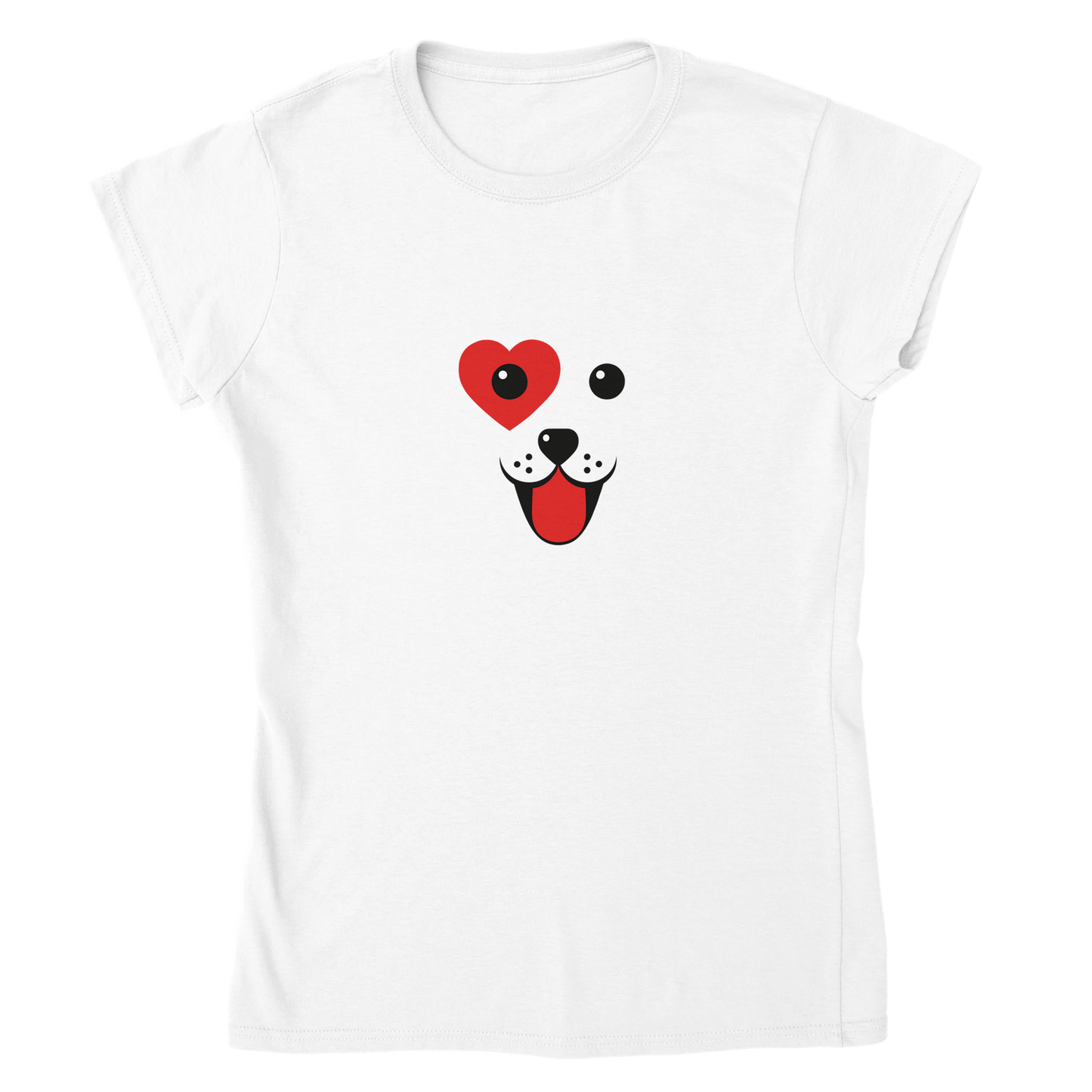 Dog Love Classic Womens Crewneck T-shirt