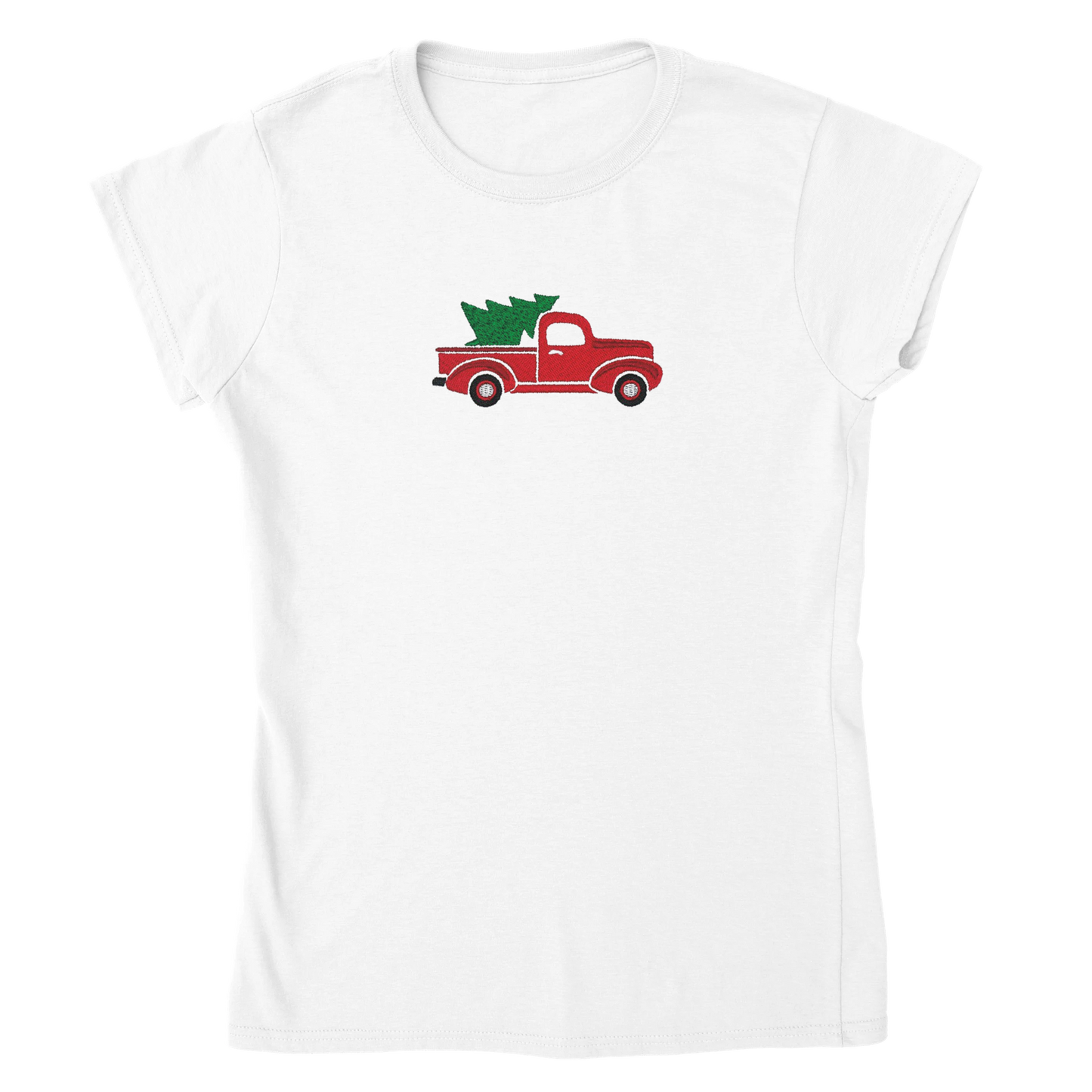 Vintage Truck Classic Womens Crewneck T-shirt