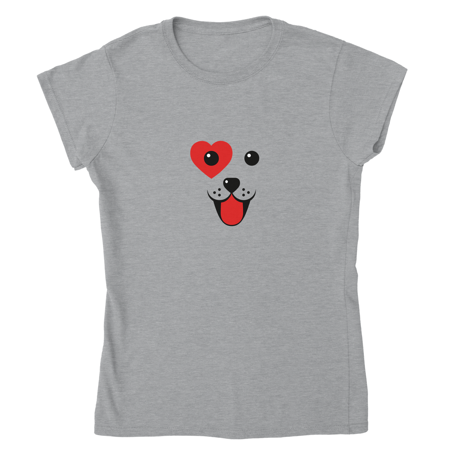 Dog Love Classic Womens Crewneck T-shirt