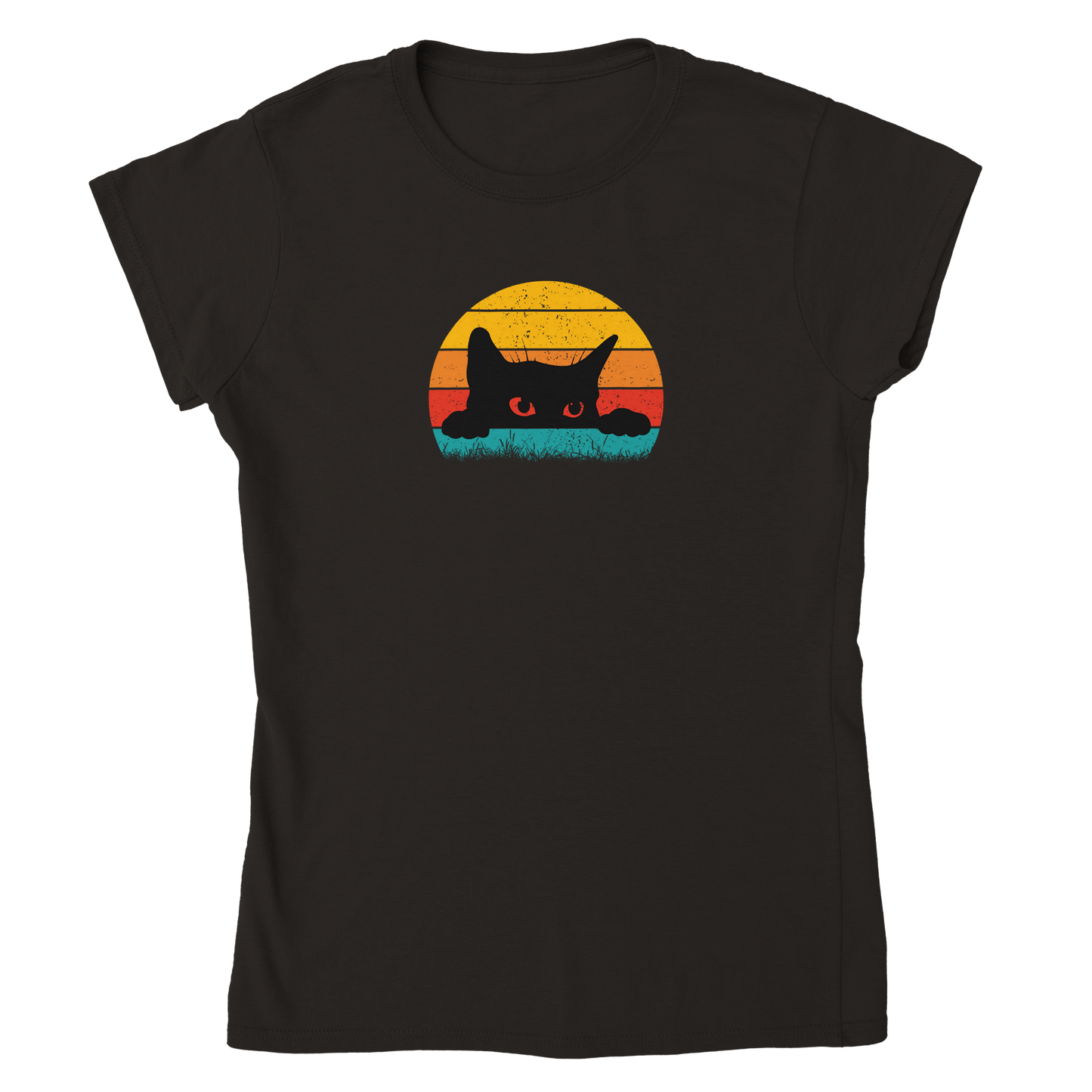 Peekaboo Classic Womens Crewneck T-shirt