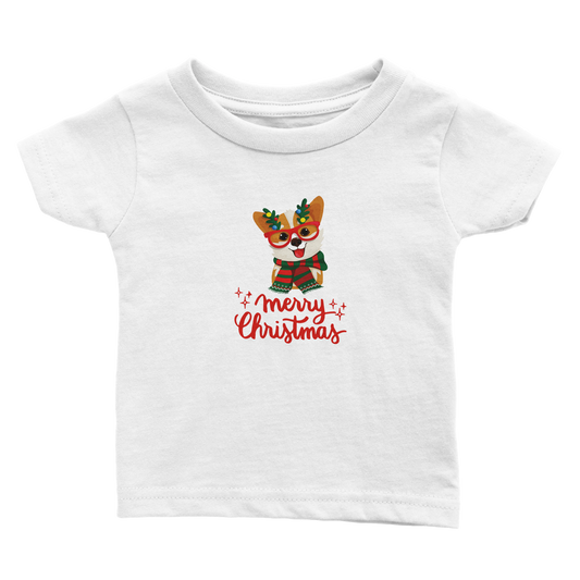 Corgi Holiday Classic Baby Crewneck T-shirt