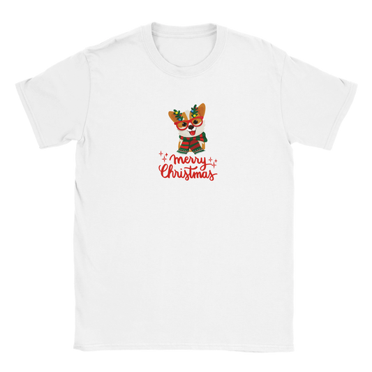 Corgi Holiday Classic Kids Crewneck T-shirt