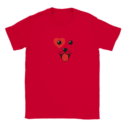 Heart Eye Dog Classic Kids Crewneck T-shirt